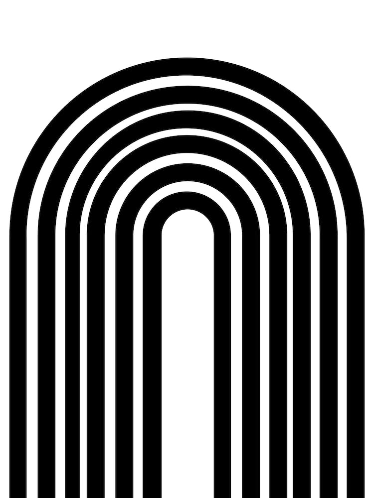 Arc-en-ciel Noir Monochrome Enfants