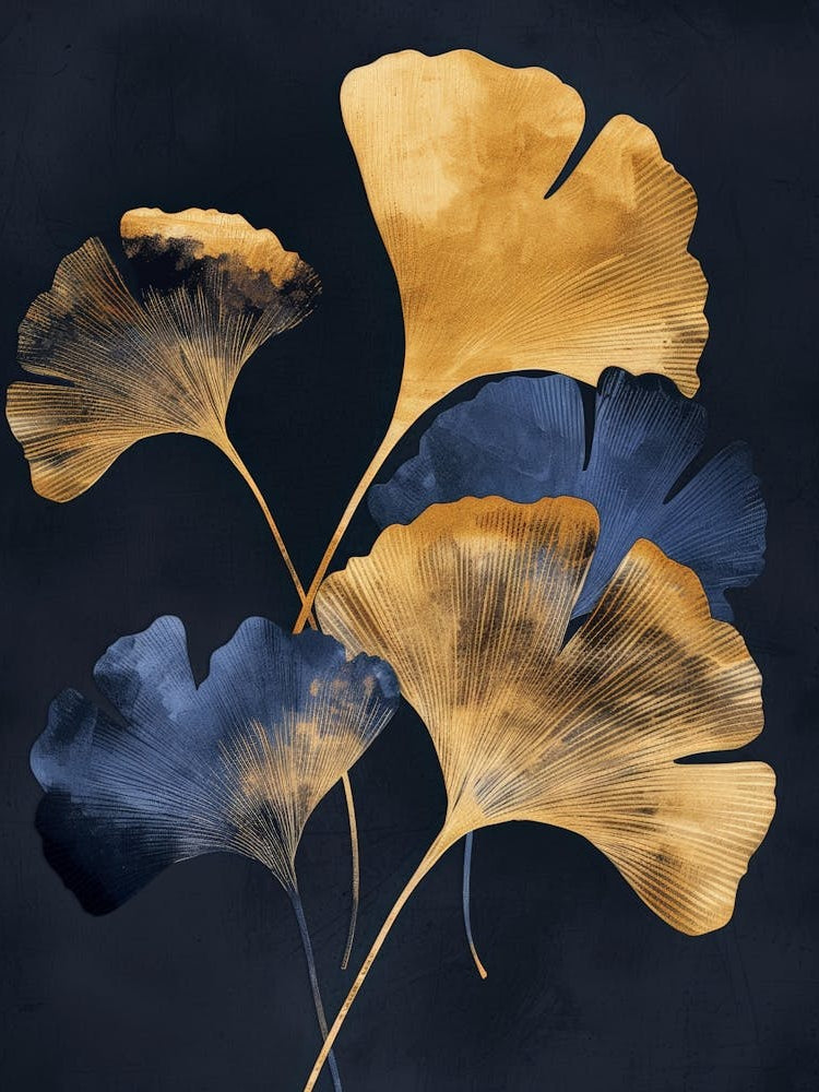 Ginkgo Leaves Canvas Print 2
