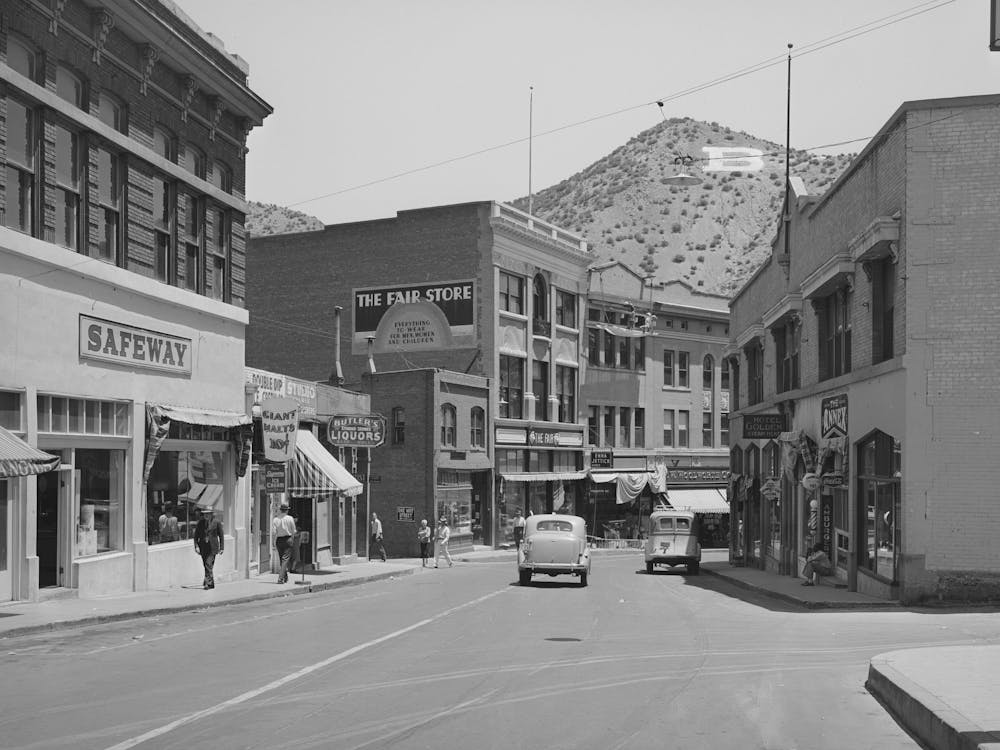 Main Street Of Bisbee, Arizona By Russell Lee 1