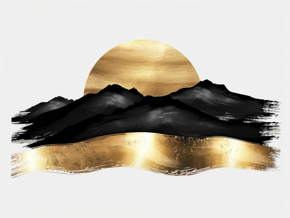 Gold And Black Mountains 12