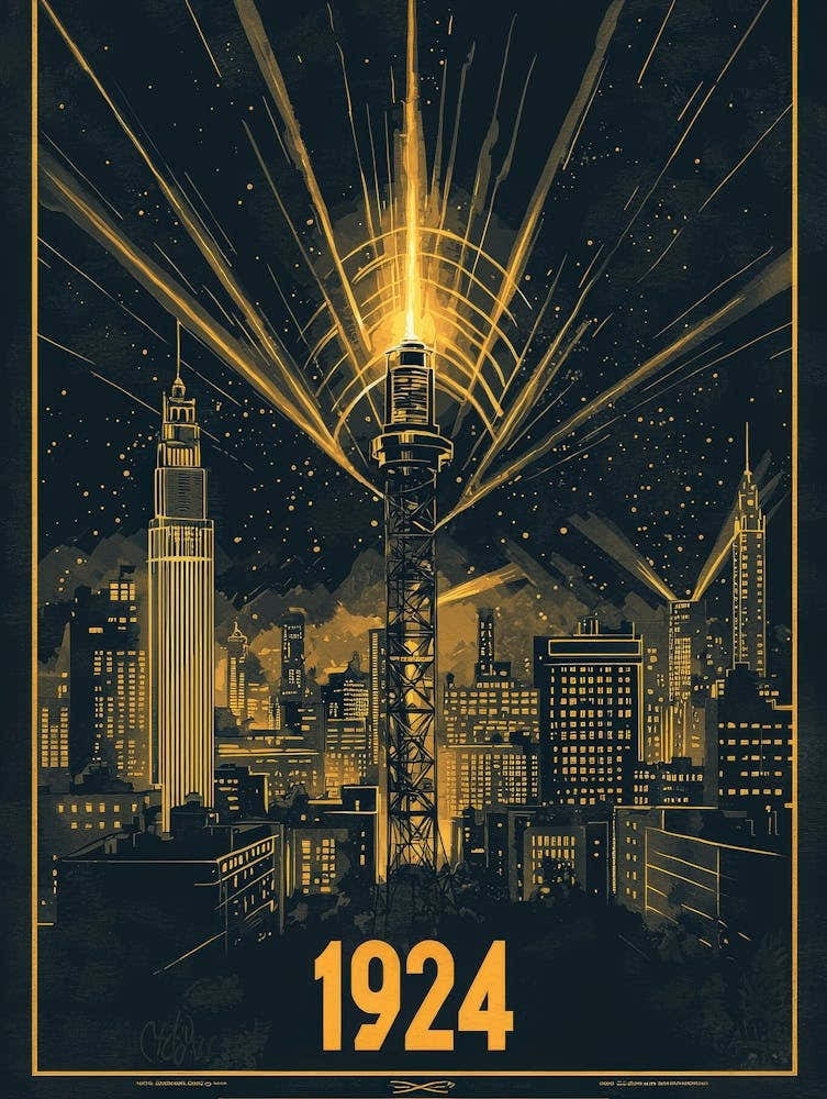 Aihrgdesign A Vintage Technology Poster Celebrating The First 9a659110 Be1f 4308 A87c 1aa75893f492 0