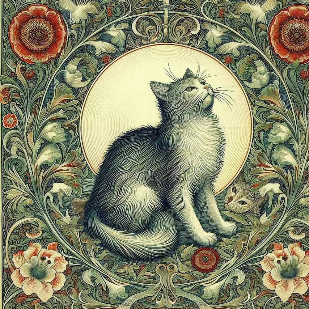 william morris cat collection 1