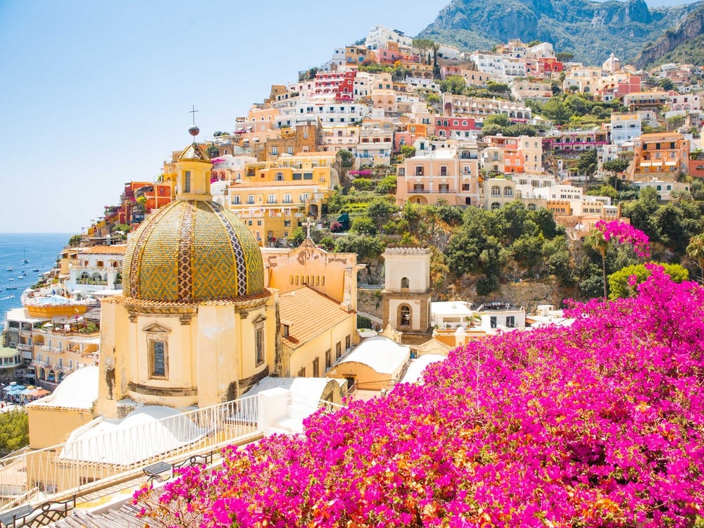Pretty Pink Positano View