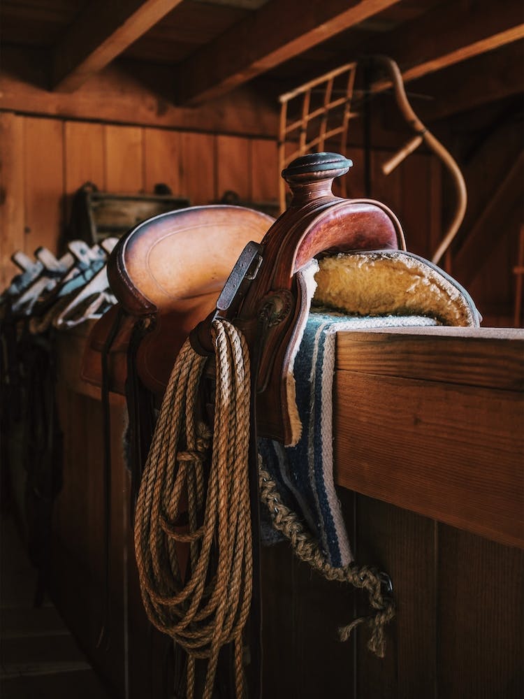 Leather Western Saddle