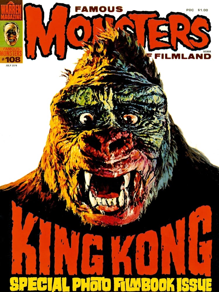 King Kong Gorilla Movie Poster