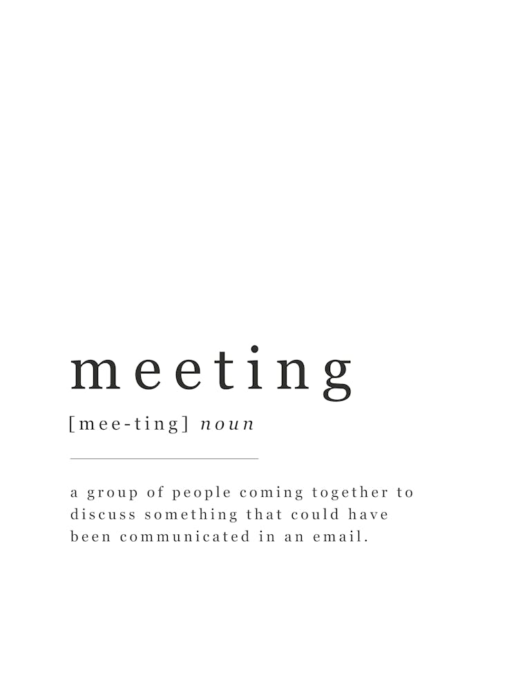 Meeting - Office Definition