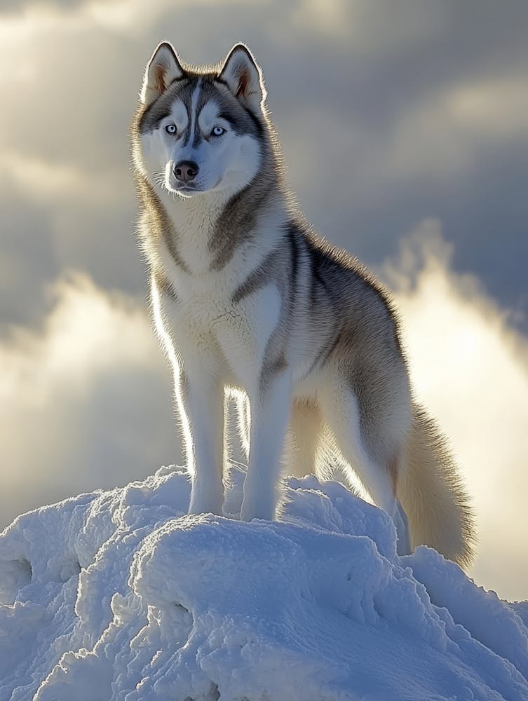 Siberian Husky. Generated with AI. 3