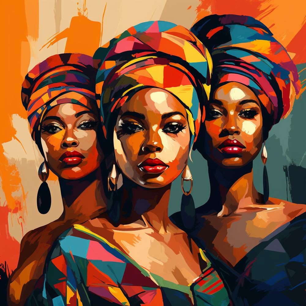Three African Women 34