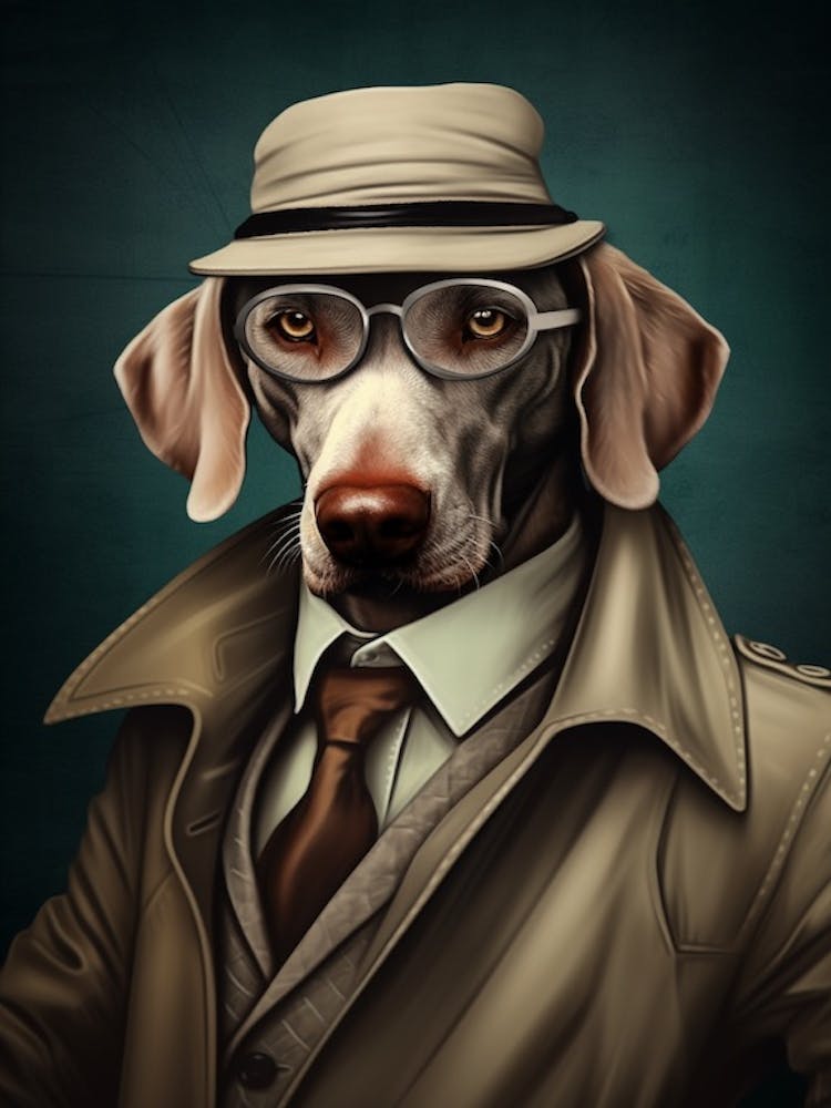 Gangster Dog Weimaraner