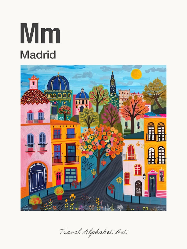 Kids Travel Alphabet  Madrid 1
