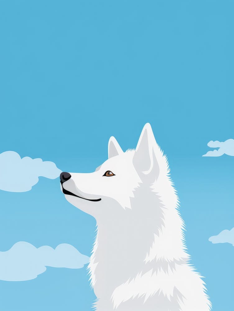 White Wolf In The Sky