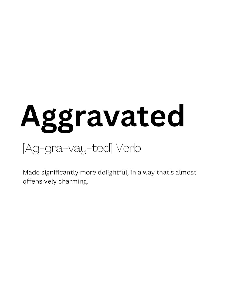 Aggravated Definition Meaning