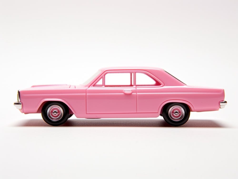 Toy Car 68 Dodge Dart Pink