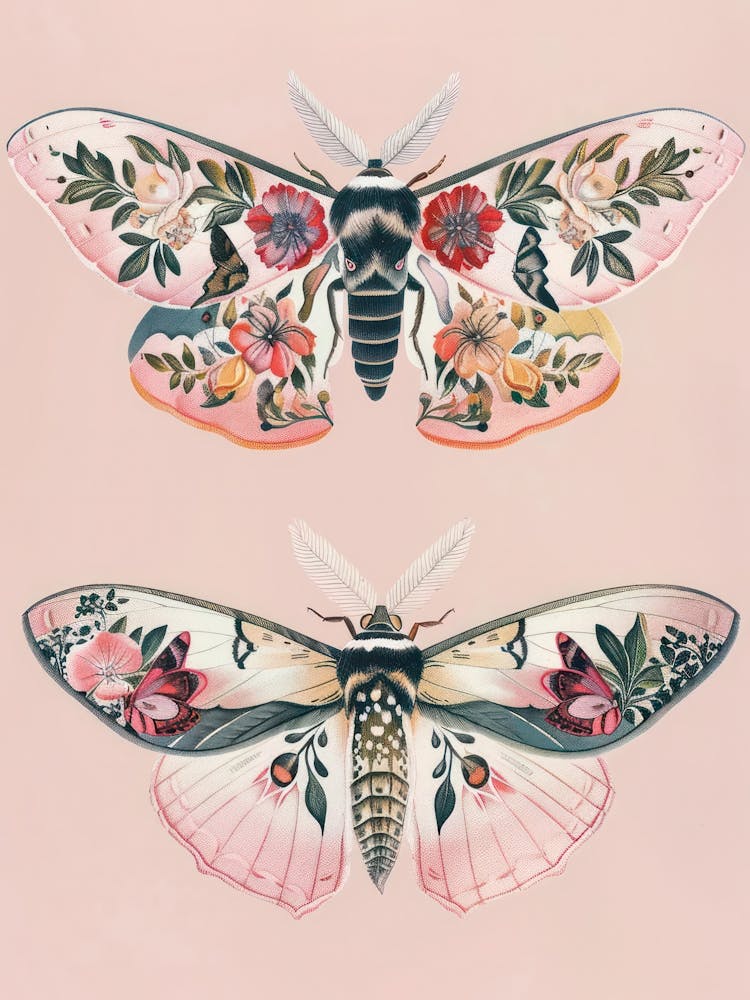 Radiant Butterflies William Morris Style 5