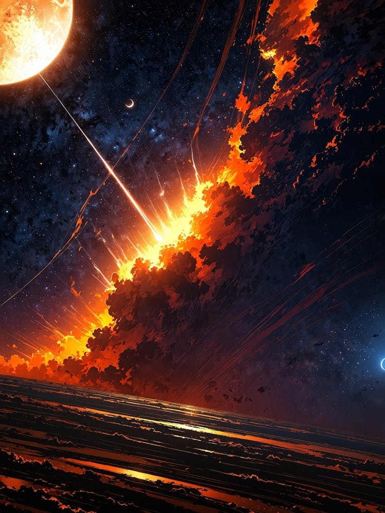 Planet In Space