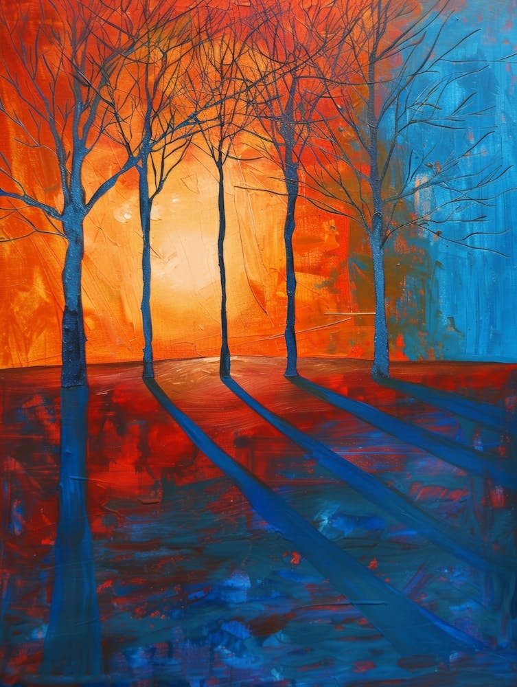 Sunset Trees 1