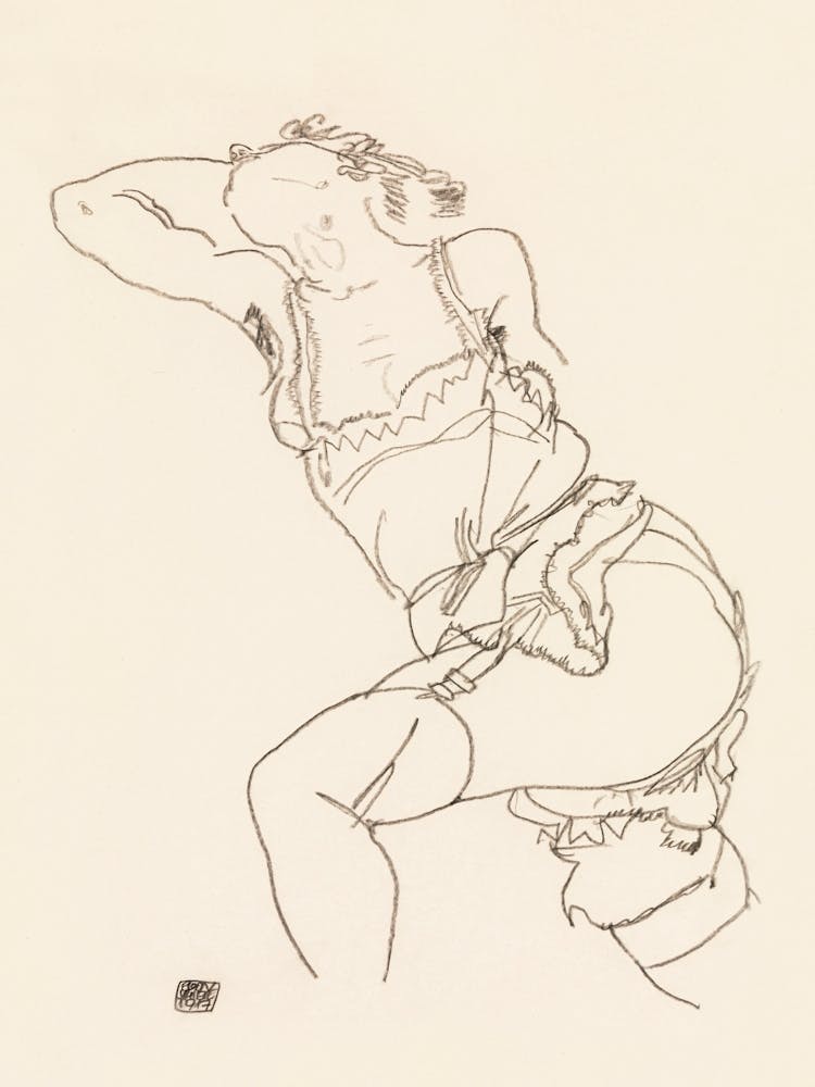 Vulgäre Dame in Dessous