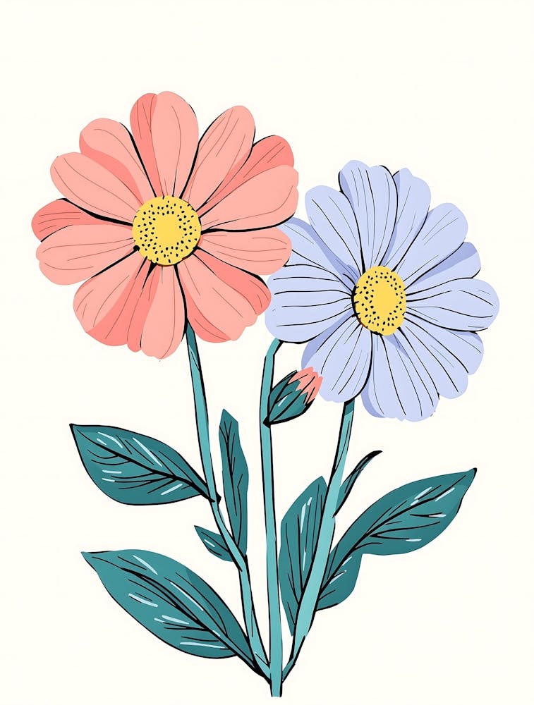 Minimalist Floral Stems with a Modern Touch