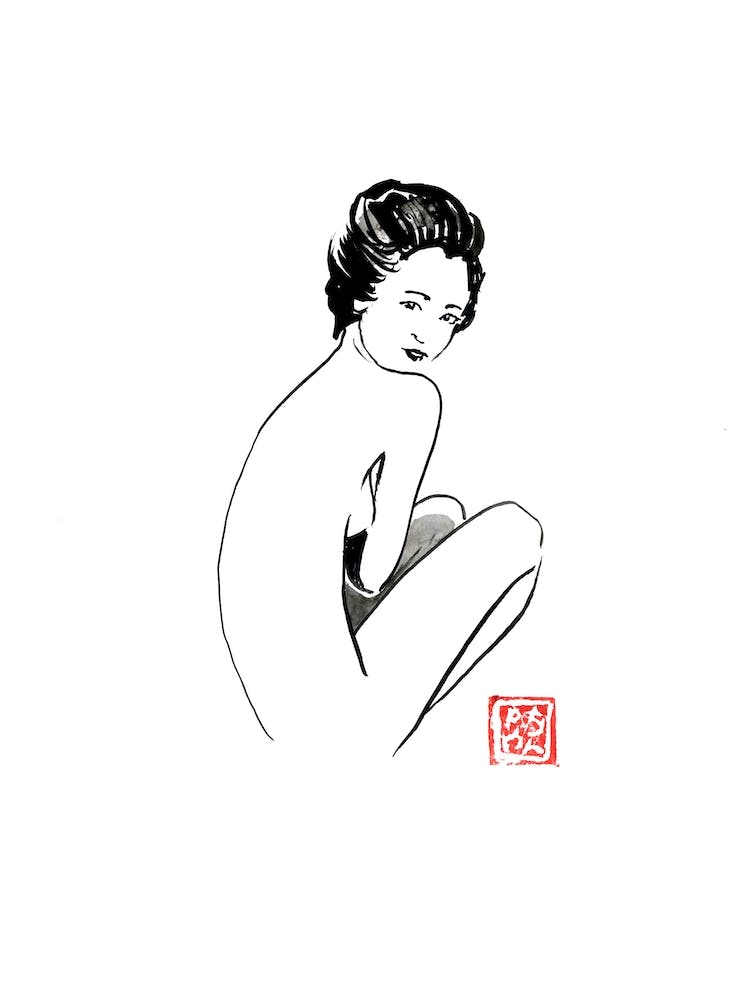 Geisha Nude Back
