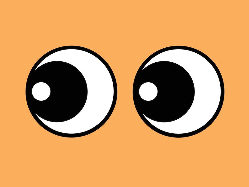 Making Eyes Left Light Orange