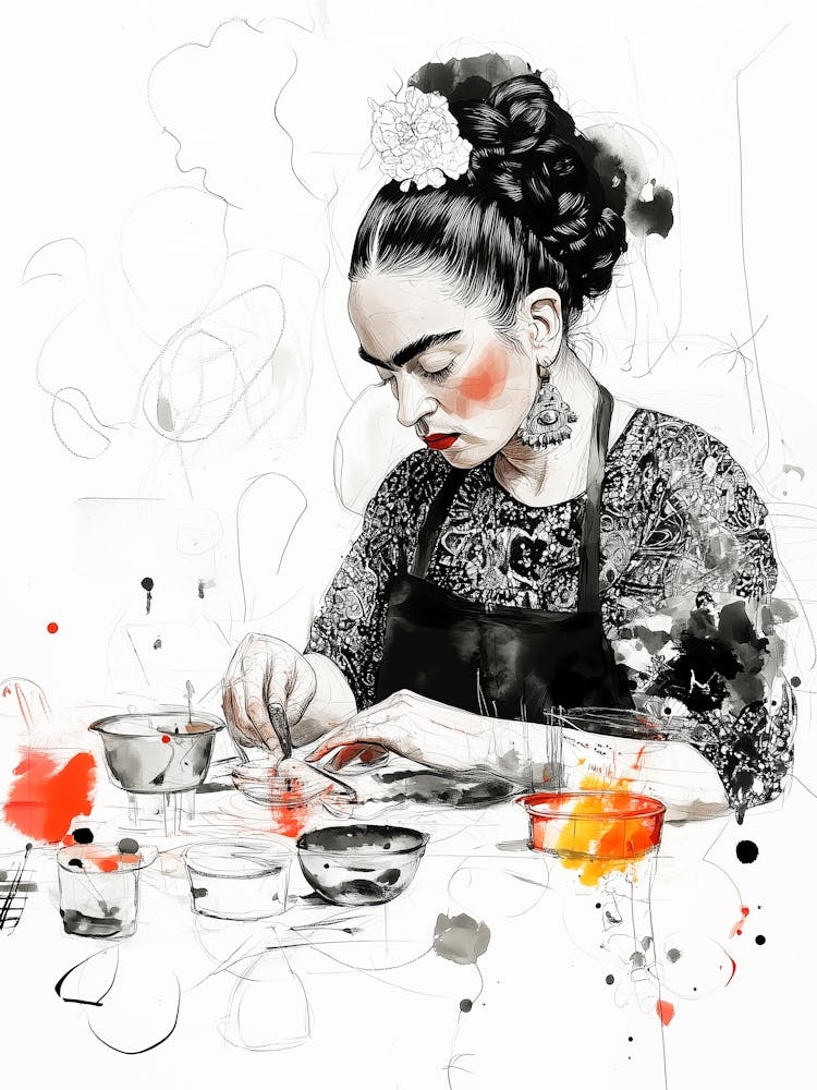 Frida Kahlo portrait 4