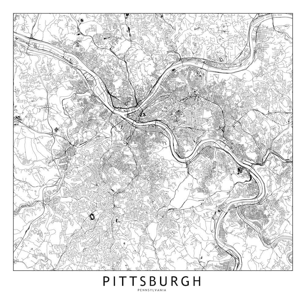 Pittsburgh Map