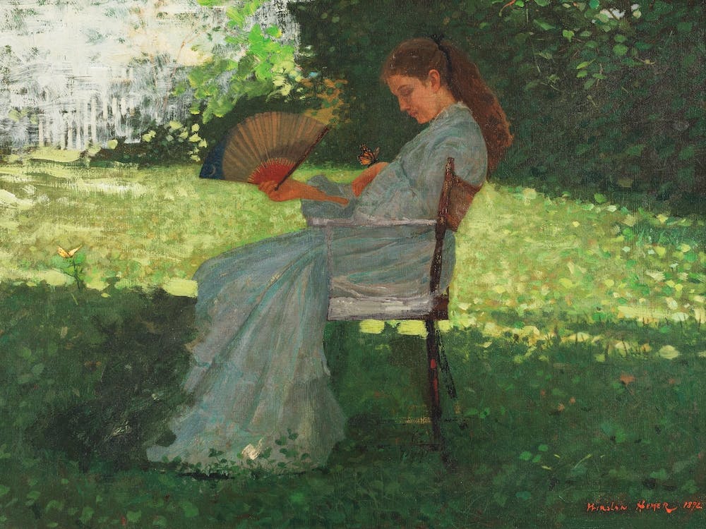 The Butterfly, Winslow Homer