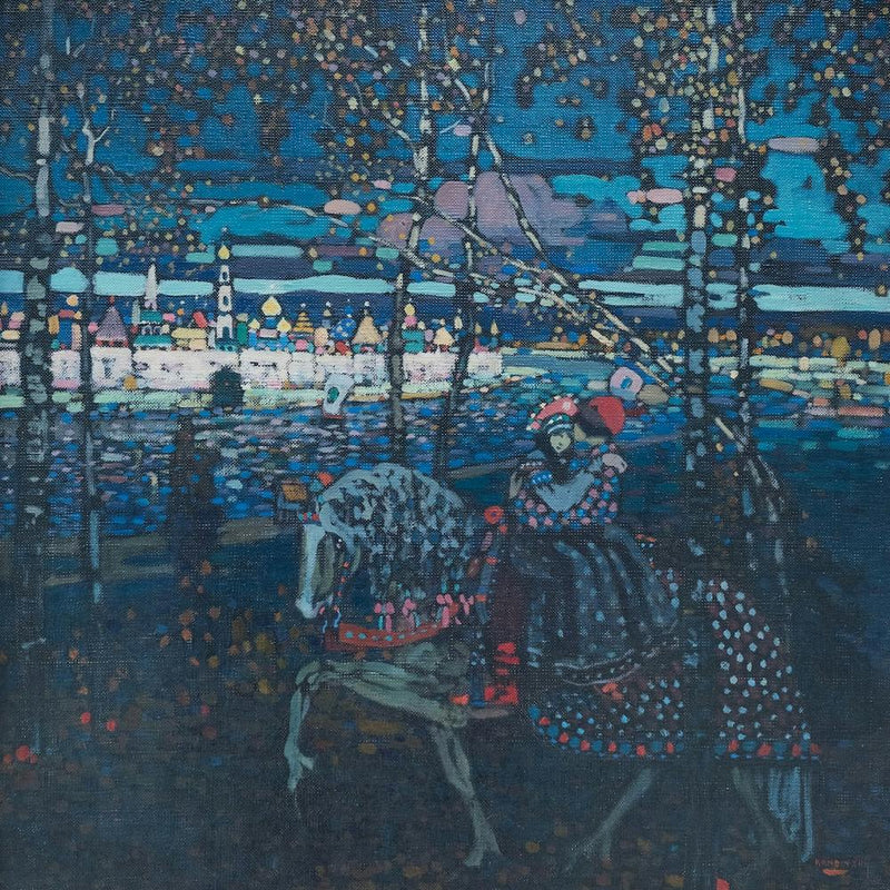 Riding Couple, Wassily Kandinsky