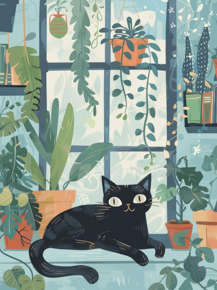 Cat In The Window 6