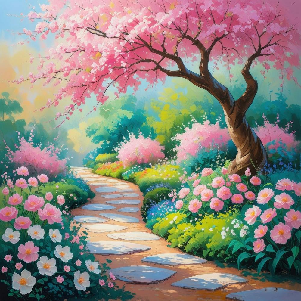 Cherry Blossom Path 1