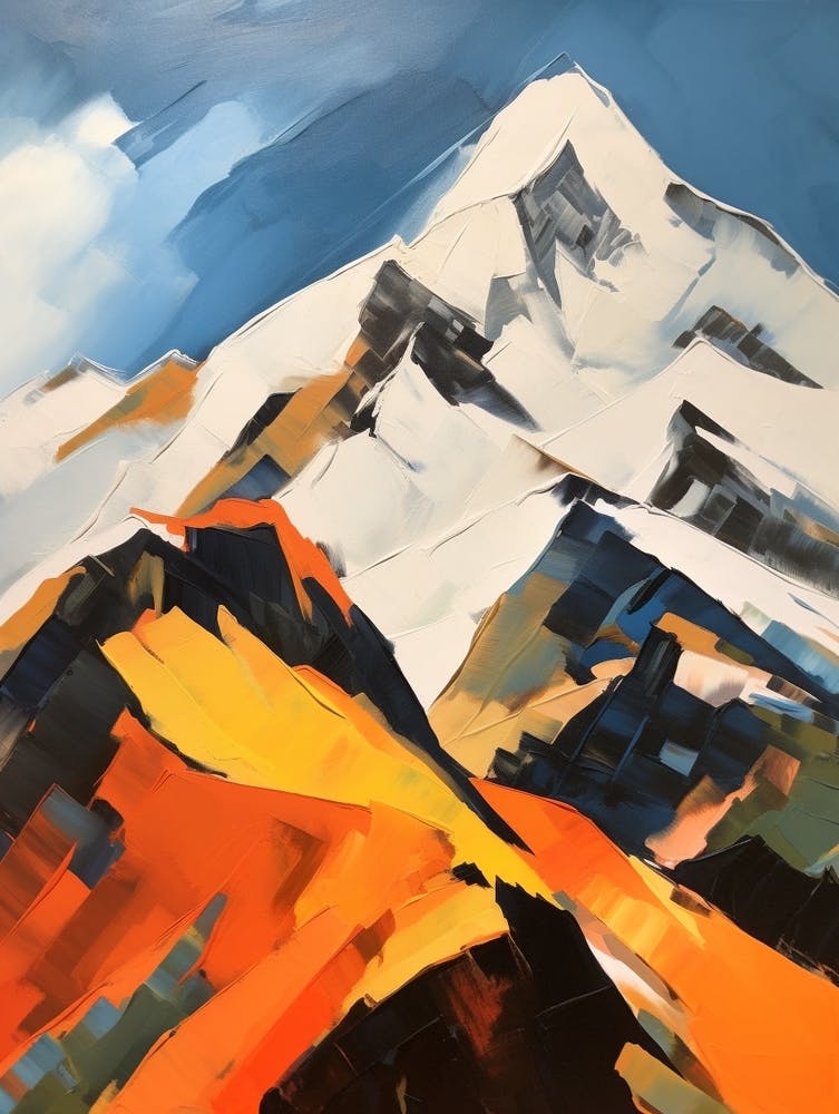 Mount Olympus Greece 7 Mountain Painting