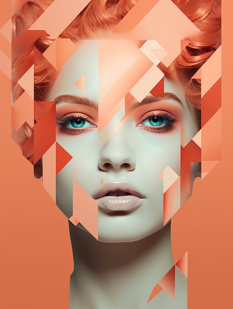 Abstract Geometric Lady 1