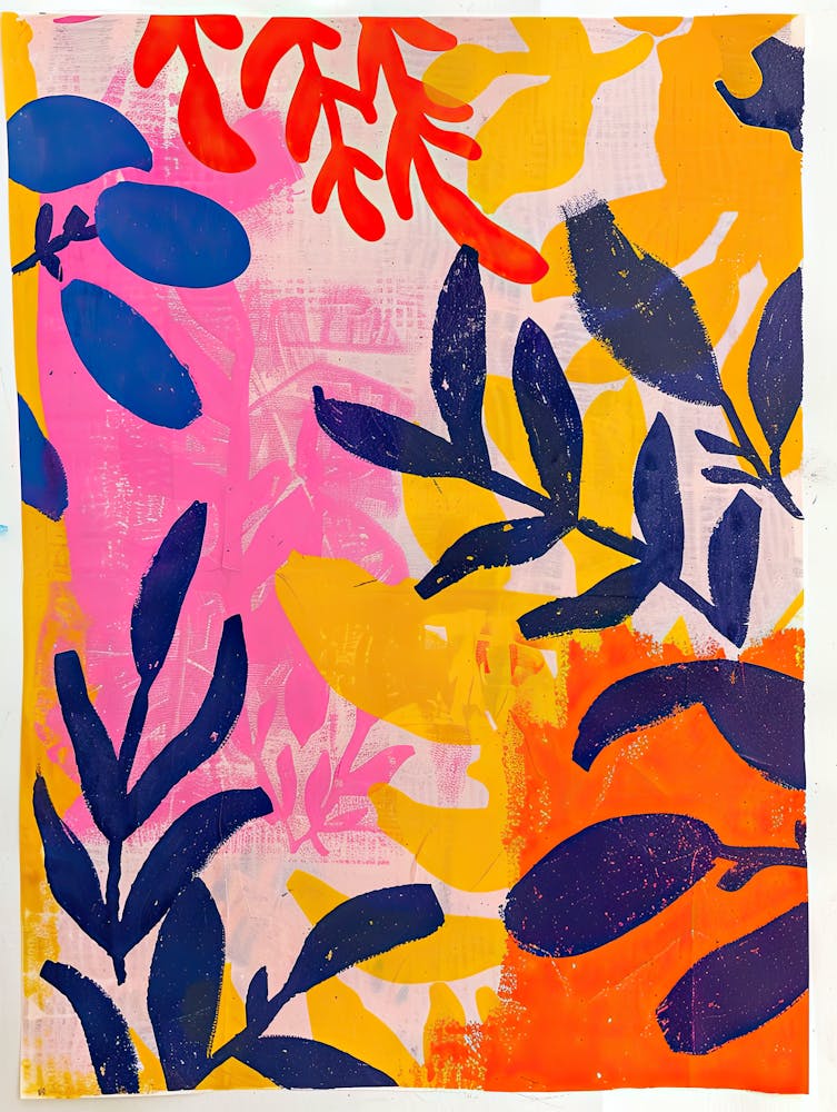Chromatische Blüte Matisse-Stil