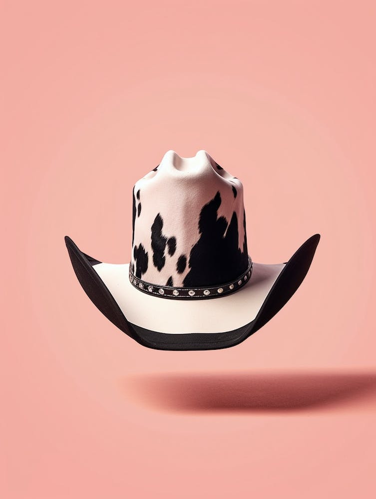Cowgirl Hat Pastel Illustration 2