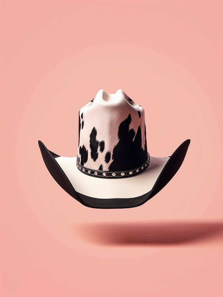 Cowgirl Hat Pastel Illustration 2