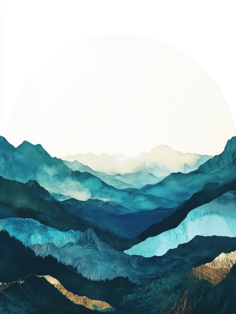 Blue Mountains Canvas Print 3