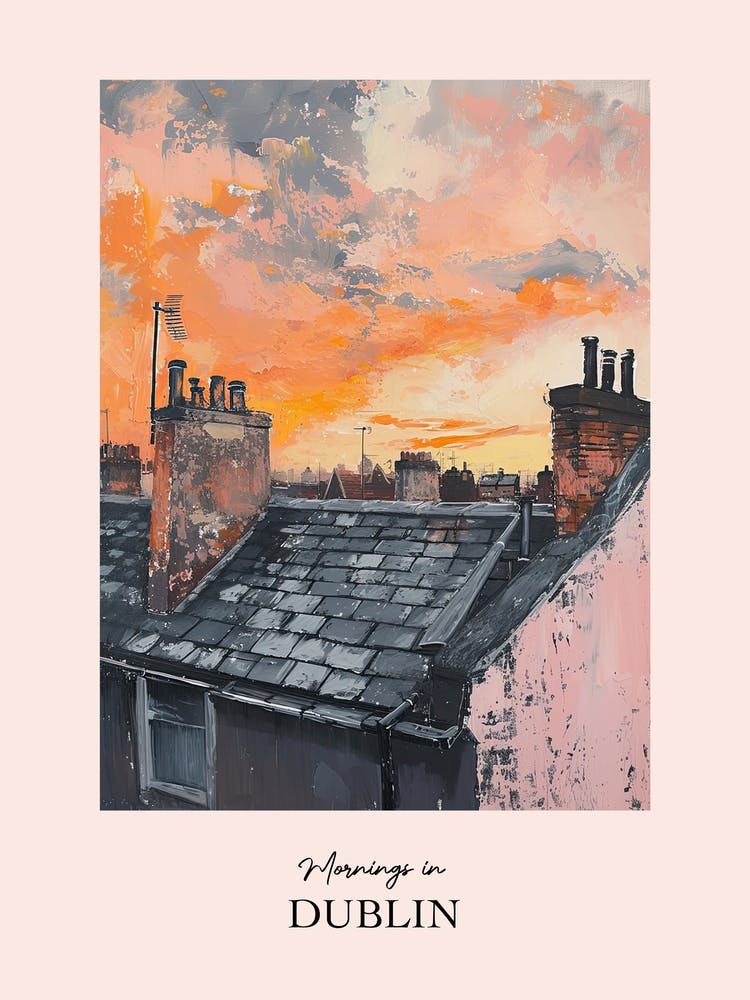 Mornings In Dublin Rooftops Morning Skyline 3