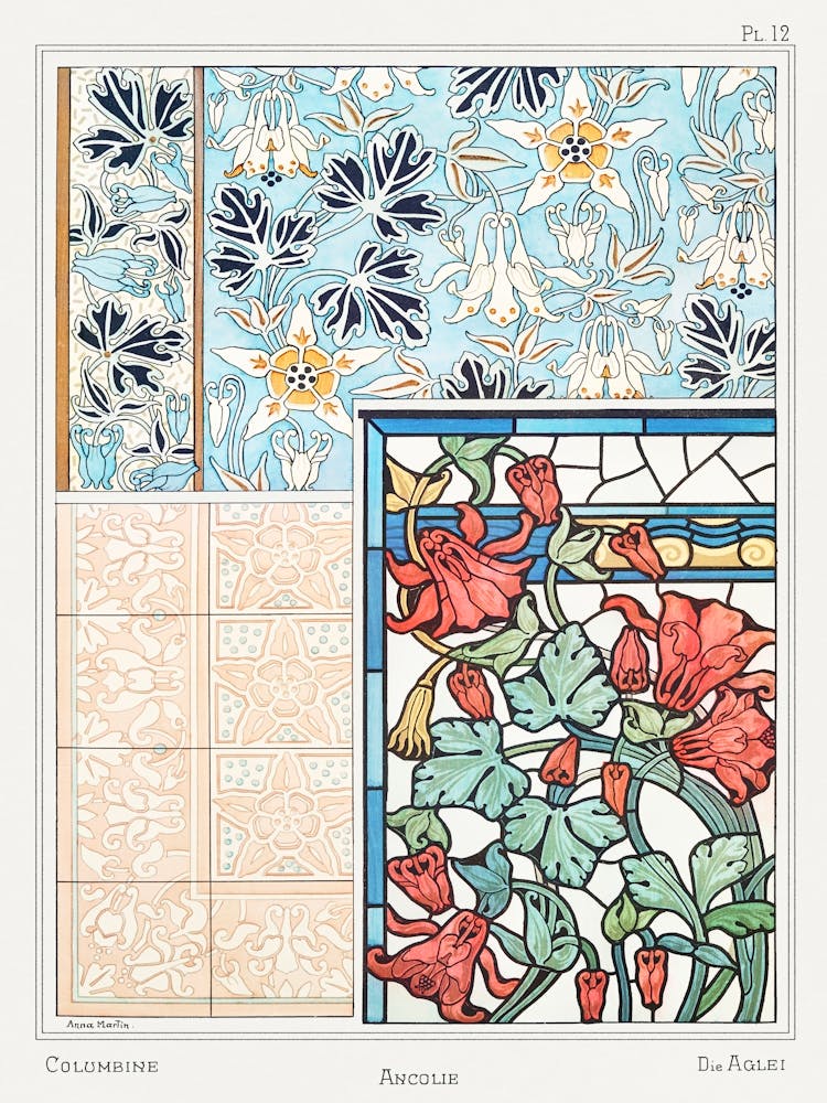 Columbine From The Plant And Its Ornamental Applications (1896), Maurice Pillard Verneuil