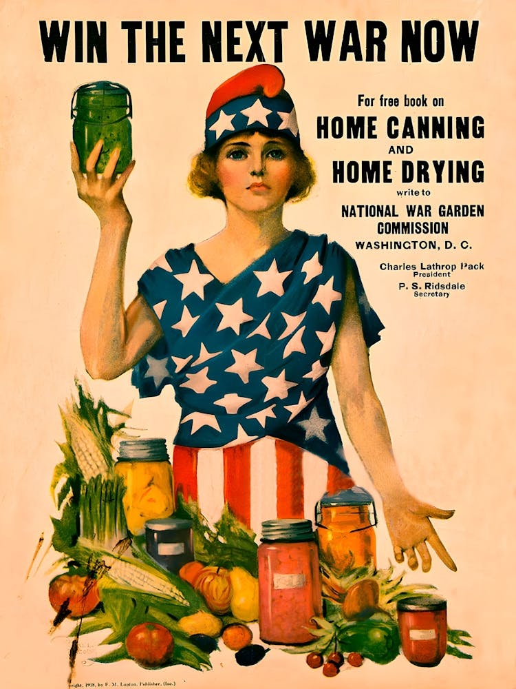 Win The Next War Now, Vintage WW2 Propaganda Poster