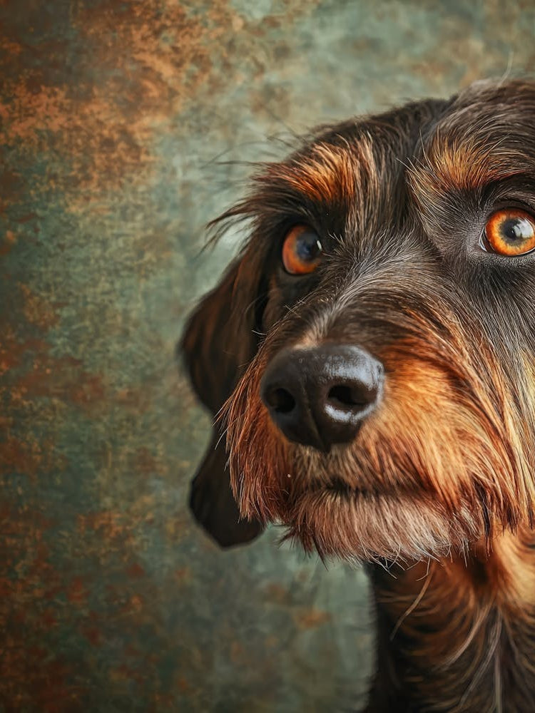 Portrait Of Dachshund Dog. Generated AI.