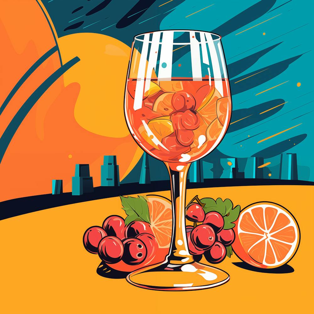 Aperol Spritz Pop Art