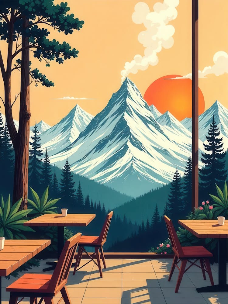 Mountain Landscape Painting 2