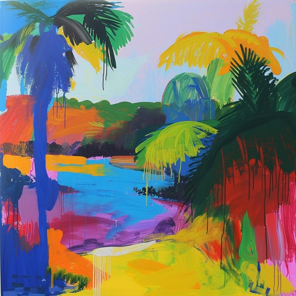 Abstract Travel Collection French Guiana 2