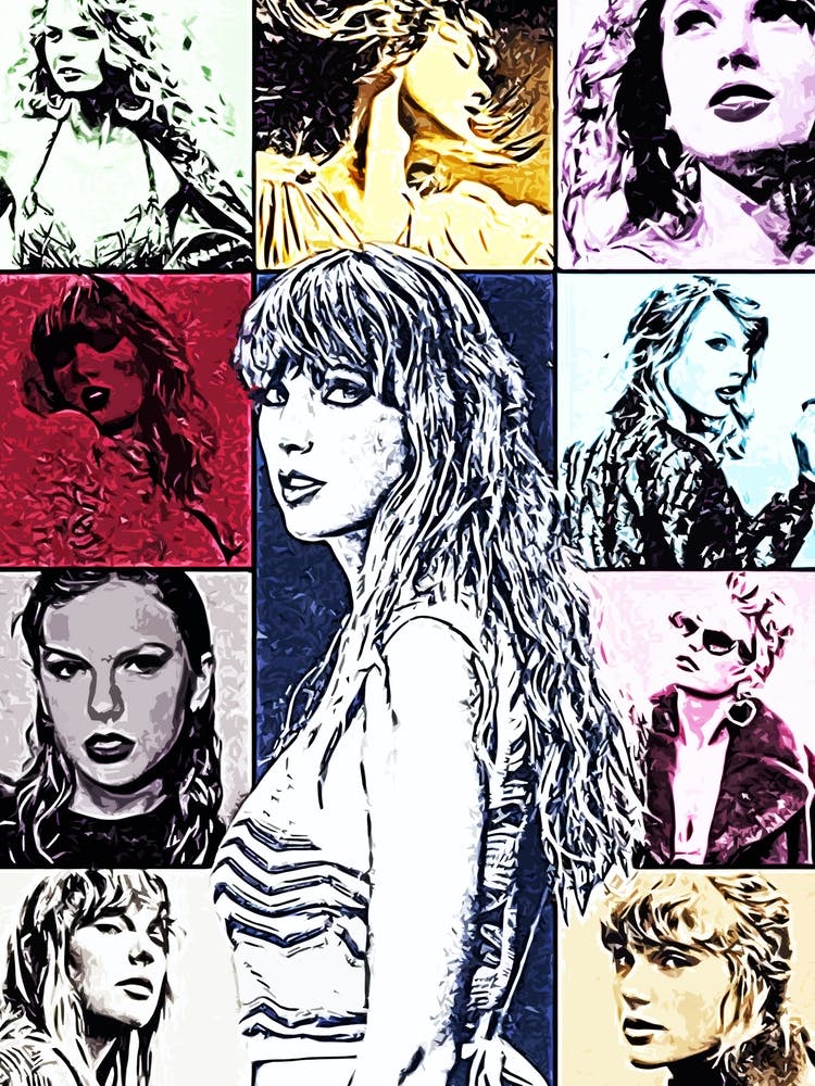 Taylor Swift Pop Art