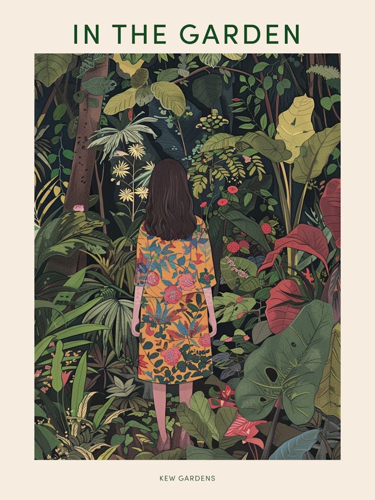 In The Garden Poster Kew Gardens England 10