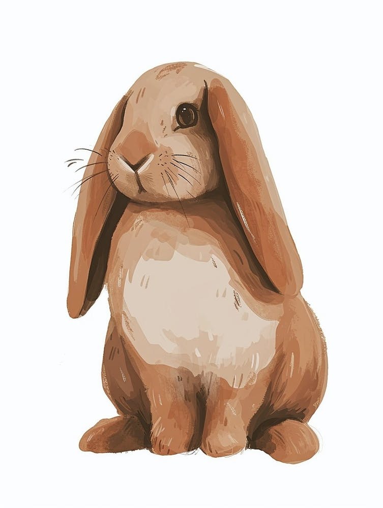 Satin Rabbit Kids Illustration 4