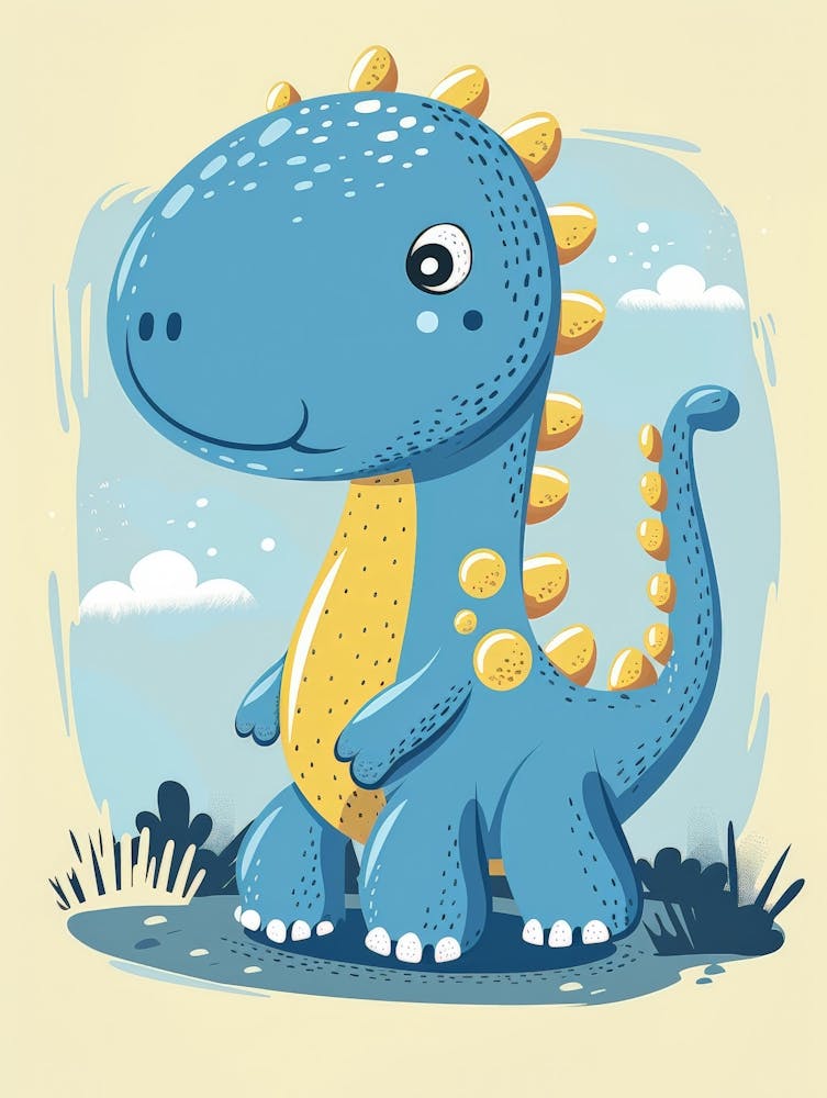 Cartoon Dinosaur 1