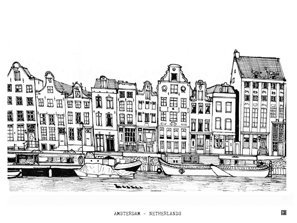 Amsterdam Cityscape Netherlands