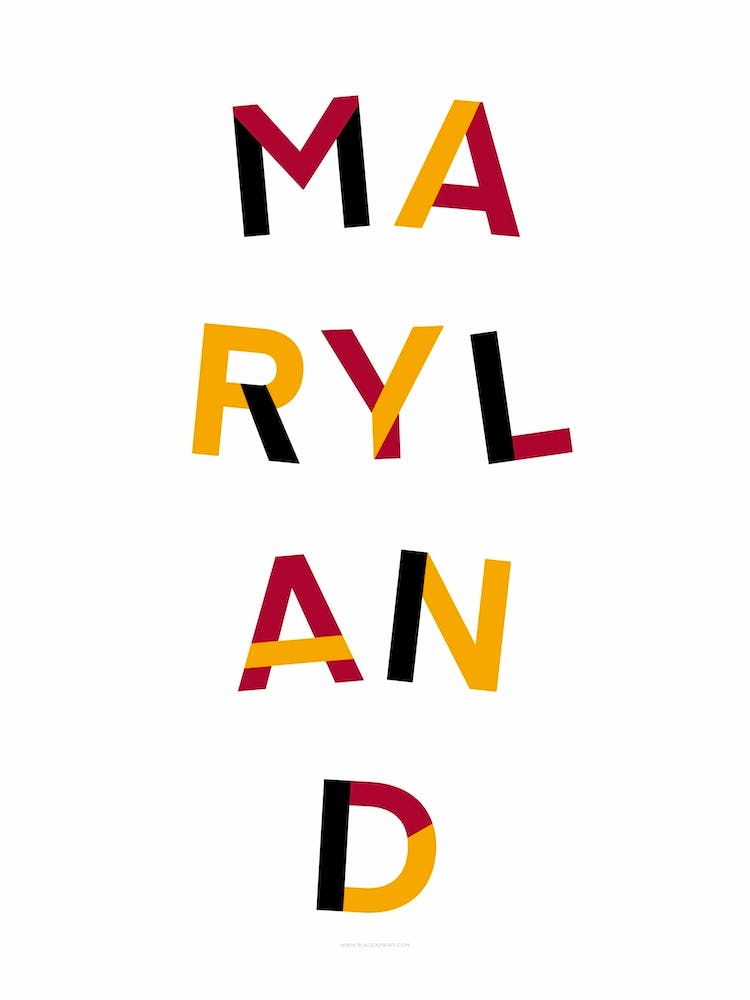 Maryland State Flag Colours