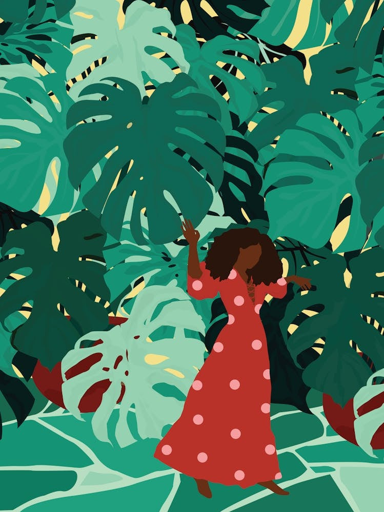 Woman In The Jungle